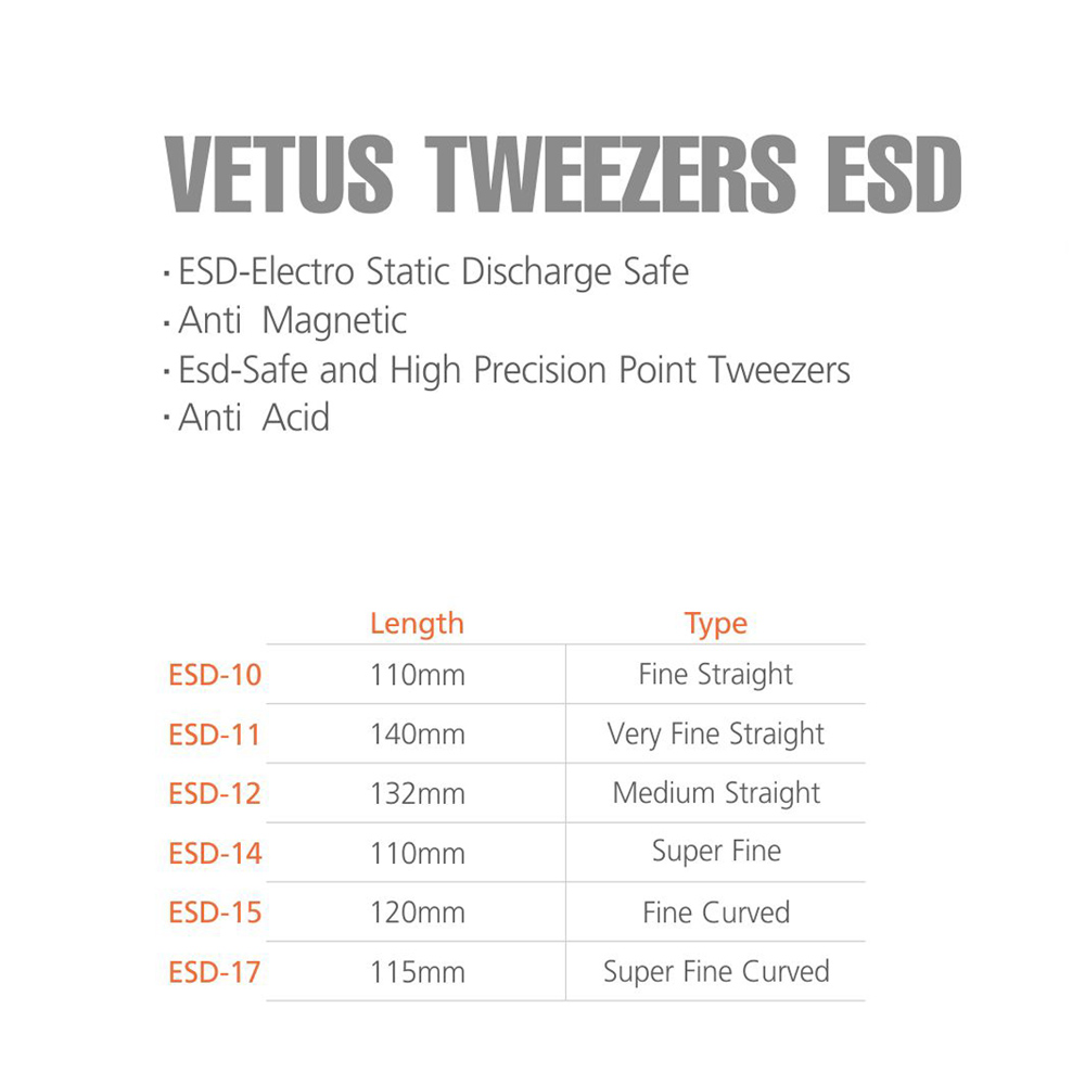 Vetus tweezers ST