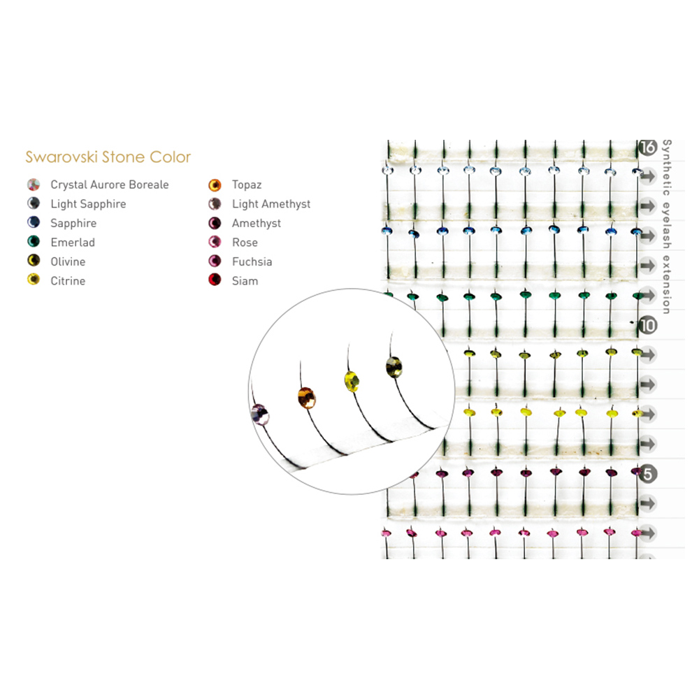 Crystal lash-8line type(ONLY SINGLE STONE / Y-LASH)